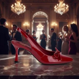 ZAPATILLA DESTALONADA ROJO YAELI FASHION
