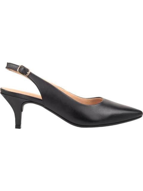 ZAPATILLA DESTALONADA TACON BAJO NEGRO VICENZA