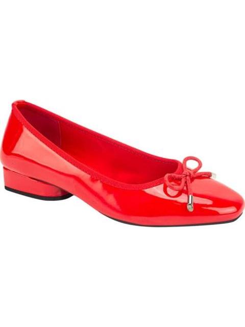 ZAPATILLA MOÑO ROJO YAELI - Imagen 2