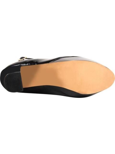 ZAPATILLA PLATAFORMA CON TACON ANCHO NEGRO ABUSIVA - Imagen 4