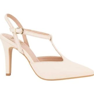 ZAPATILLA PUNTAL CON TRABA BEIGE/HUESO YAELI