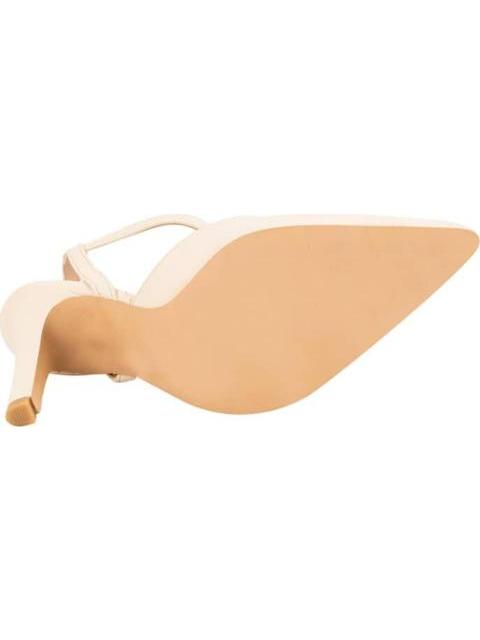 ZAPATILLA PUNTAL CON TRABA BEIGE/HUESO YAELI - Imagen 4