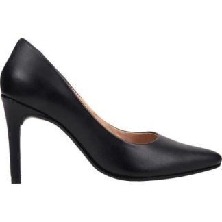 ZAPATILLA PUNTAL DE PIEL NEGRO VICENZA