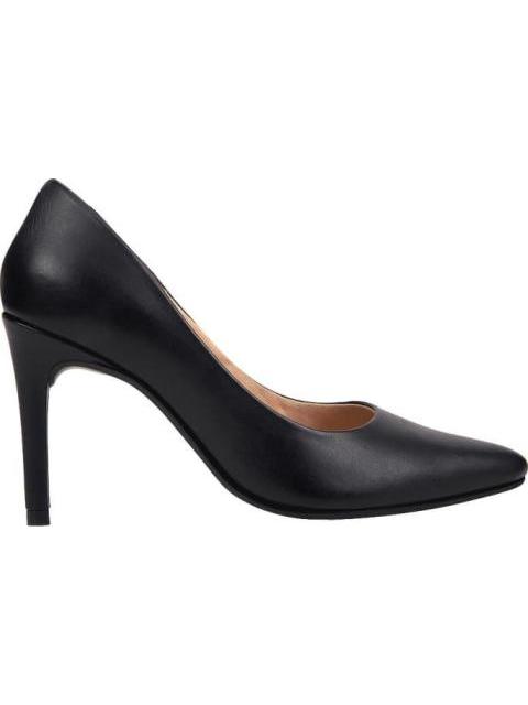 ZAPATILLA PUNTAL DE PIEL NEGRO VICENZA