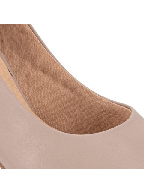 ZAPATILLA PUNTAL DE PIEL NUDE VICENZA - Imagen 6