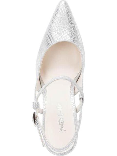 ZAPATILLA PUNTAL TACON ALTO DELGADO PLATA MOLTO BELLO - Imagen 3