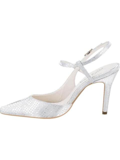 ZAPATILLA PUNTAL TACON ALTO DELGADO PLATA MOLTO BELLO - Imagen 5