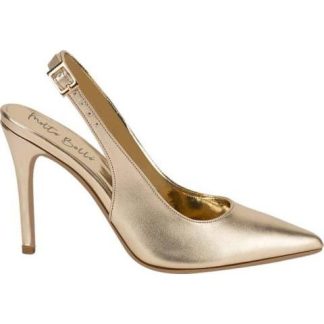 ZAPATILLA PUNTAL TACON ALTO ORO MOLTO BELLO