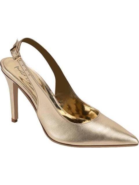 ZAPATILLA PUNTAL TACON ALTO ORO MOLTO BELLO - Imagen 2