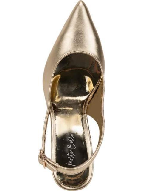 ZAPATILLA PUNTAL TACON ALTO ORO MOLTO BELLO - Imagen 3