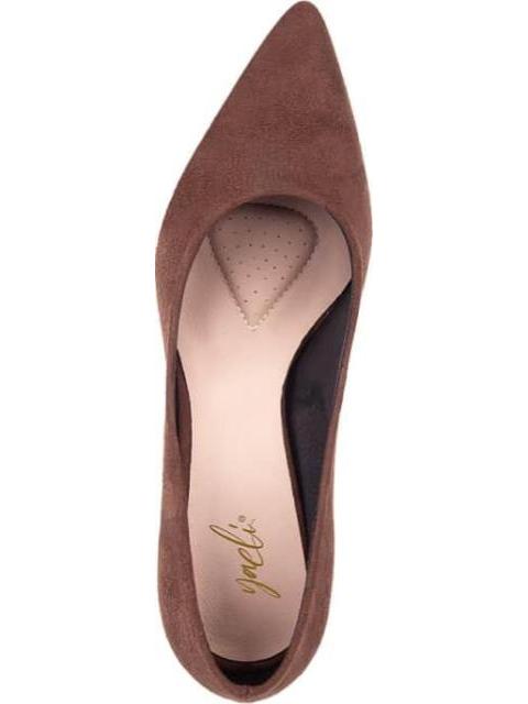 ZAPATILLA PUNTAL TACON MEDIO ANCHO MOKA YAELI - Imagen 3