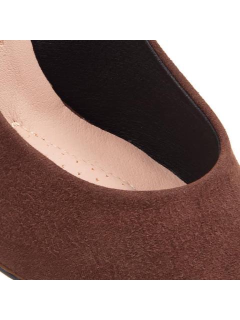 ZAPATILLA PUNTAL TACON MEDIO ANCHO MOKA YAELI - Imagen 6