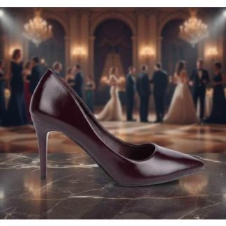 ZAPATILLA PUNTAL VINO YAELI