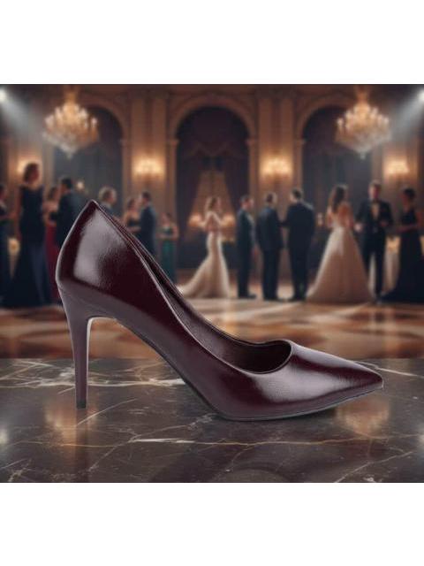 ZAPATILLA PUNTAL VINO YAELI