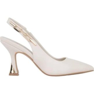 ZAPATILLA TACON ASIMETRICO HUESO YAELI FASHION