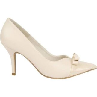 ZAPATILLA TACON BAJO BEIGE/HUESO YAELI FASHION