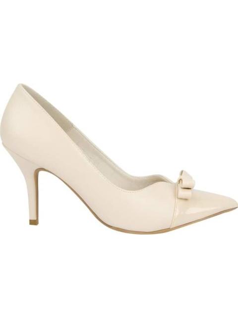 ZAPATILLA TACON BAJO BEIGE/HUESO YAELI FASHION