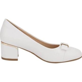 ZAPATILLA TACON BAJO BLANCO YAELI