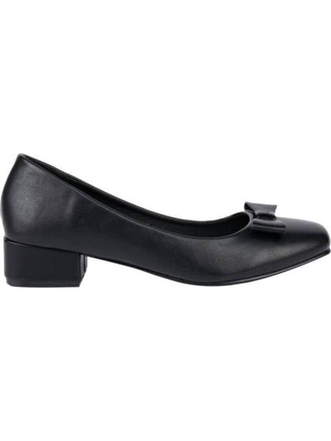 ZAPATILLA TACON BAJO NEGRO VI LINE FASHION