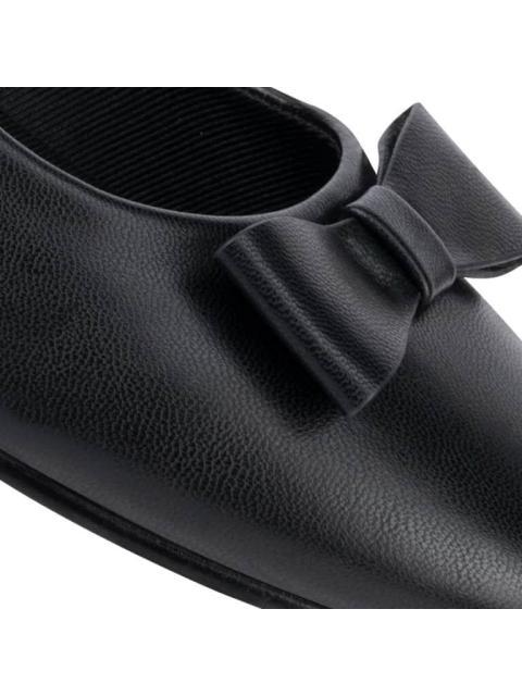 ZAPATILLA TACON BAJO NEGRO VI LINE FASHION - Imagen 6