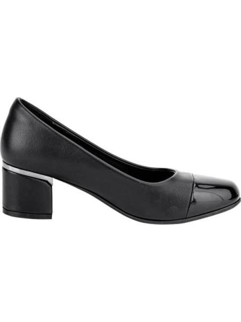 ZAPATILLA TACON BAJO NEGRO YAELI