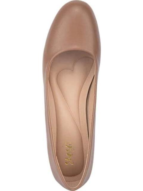 ZAPATILLA TACON BAJO TAUPE SHOSH - Imagen 4