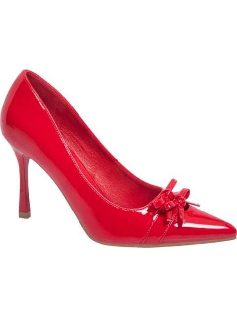 ZAPATILLA TACON DELGADO ROJO BELINDA PEREGRIN - Imagen 2