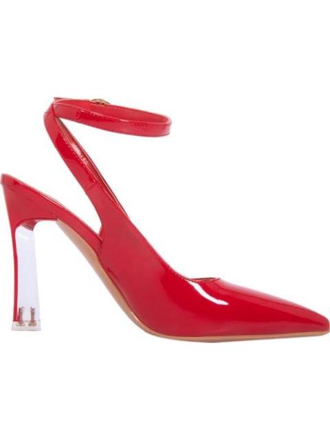 ZAPATILLA TACON TRANSPARENTE ROJO BELINDA PEREGRIN - Imagen 4