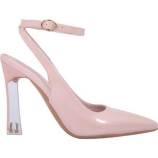 ZAPATILLA TACON TRANSPARENTE ROSA BELINDA PEREGRIN