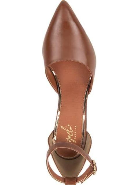 ZAPATILLA TALON CON PULSERA COGNAC YAELI FASHION - Imagen 3
