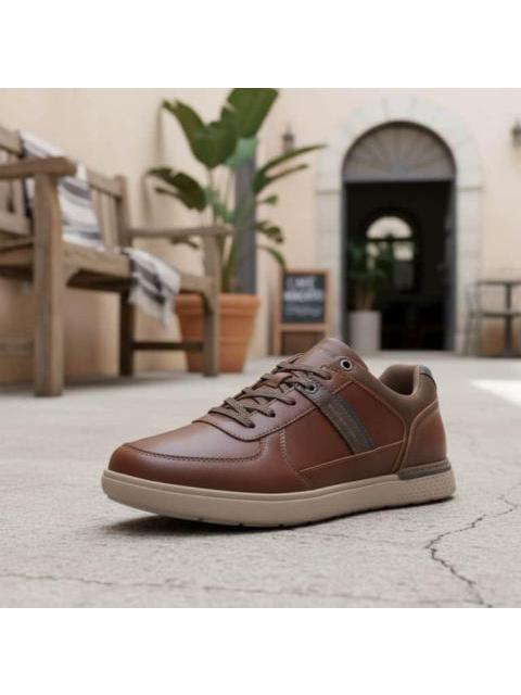 ZAPATO CASUAL COGNAC PIERRE CARDIN