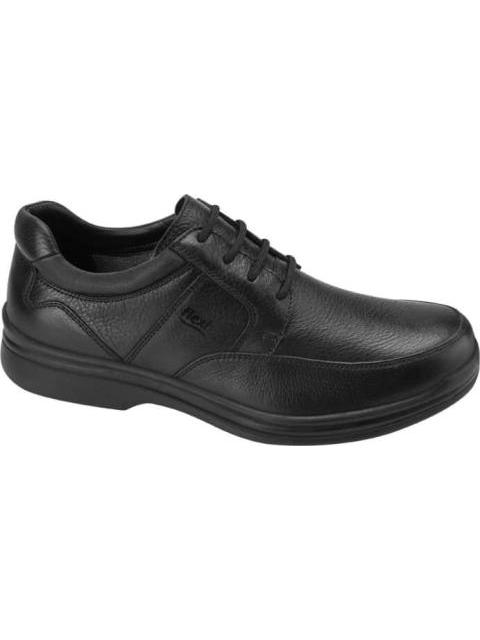 ZAPATO CASUAL DE PIEL DERBY NEGRO FLEXI - Imagen 3