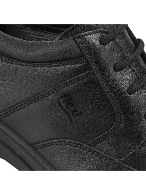 ZAPATO CASUAL DE PIEL DERBY NEGRO FLEXI - Imagen 7
