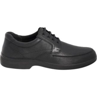 ZAPATO CASUAL DE PIEL DERBY NEGRO FLEXI