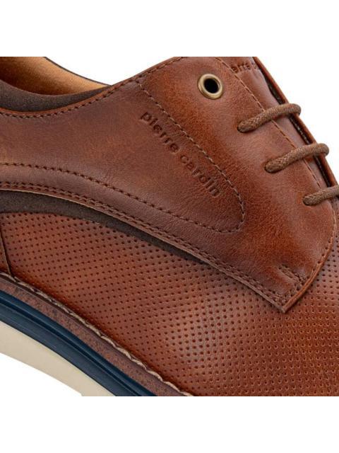 ZAPATO CASUAL DERBY COGNAC PIERRE CARDIN - Imagen 7
