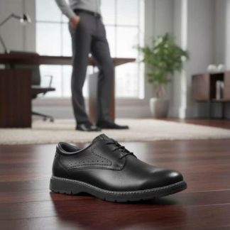 ZAPATO CASUAL DERBY NEGRO FLEXI