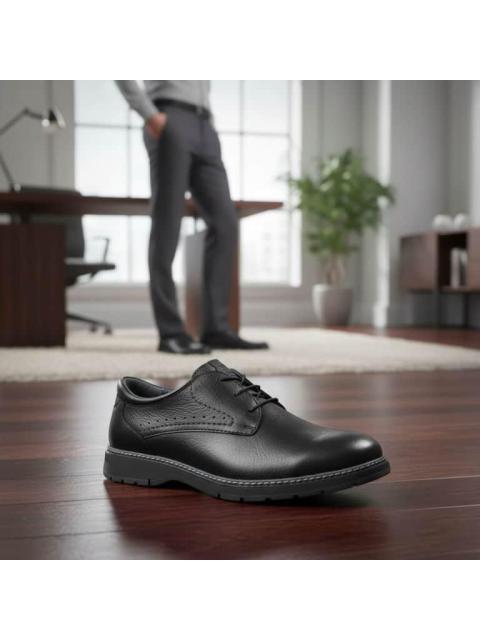 ZAPATO CASUAL DERBY NEGRO FLEXI