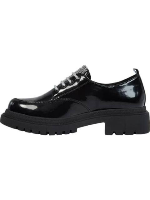 ZAPATO CON PEDRERIA NEGRO VI LINE FASHION - Imagen 5