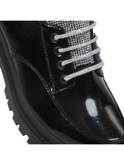 ZAPATO CON PEDRERIA NEGRO VI LINE FASHION - Imagen 6