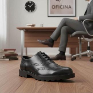 ZAPATO CASUAL OXFORD NEGRO PIERRE CARDIN