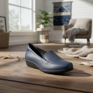 ZAPATO CON ELASTICO AZUL MARINO SHOSH
