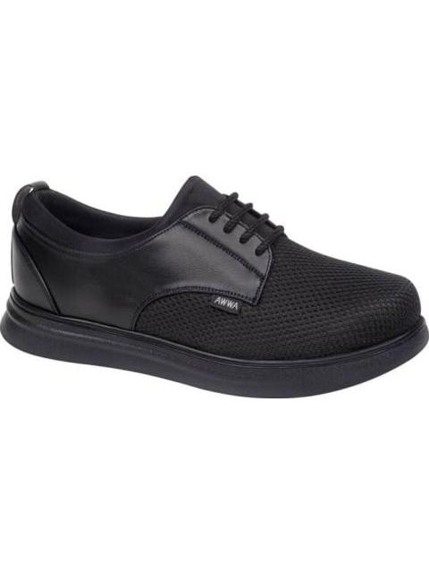 ZAPATO CONFORT HORMA AMPLIA NEGRO AWWA - Imagen 2