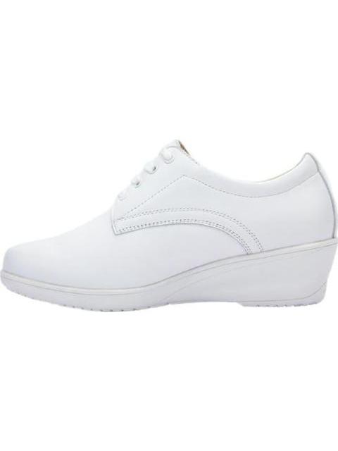 ZAPATO DE SERVICIO CON AGUJETA BLANCO SCHATZ COMFORT FLEX - Imagen 5