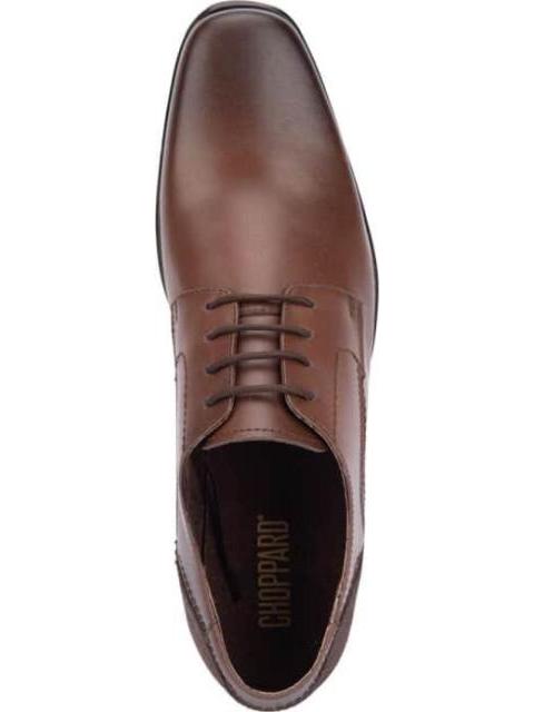 ZAPATO DERBY DE PIEL CAFE CHOPPARD - Imagen 4