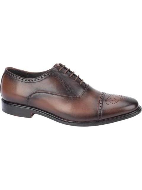 ZAPATO DERBY DE PIEL CAFE DON CARLEONE - Imagen 2