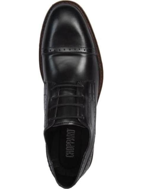 ZAPATO DERBY DE PIEL NEGRO CHOPPARD - Imagen 3