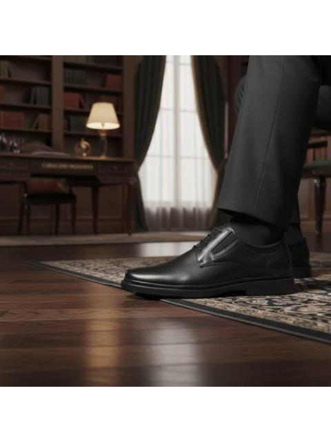 ZAPATO DERBY PIEL BORREGO NEGRO SCHATZ COMFORT FLEX