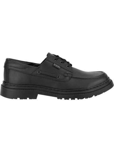 ZAPATO ESCOLAR DE PIEL NEGRO DOGI