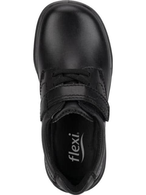 ZAPATO ESCOLAR DE PIEL NEGRO FLEXI - Imagen 4