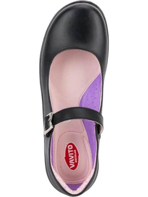 ZAPATO ESCOLAR DE PIEL NEGRO VAVITO - Imagen 3